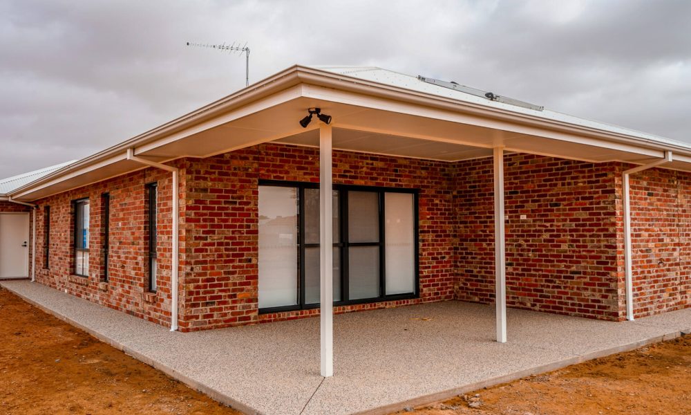 Lot 72 Limpidi Drive outdoors design from Mildura's favourite home builders, UBS Mildura